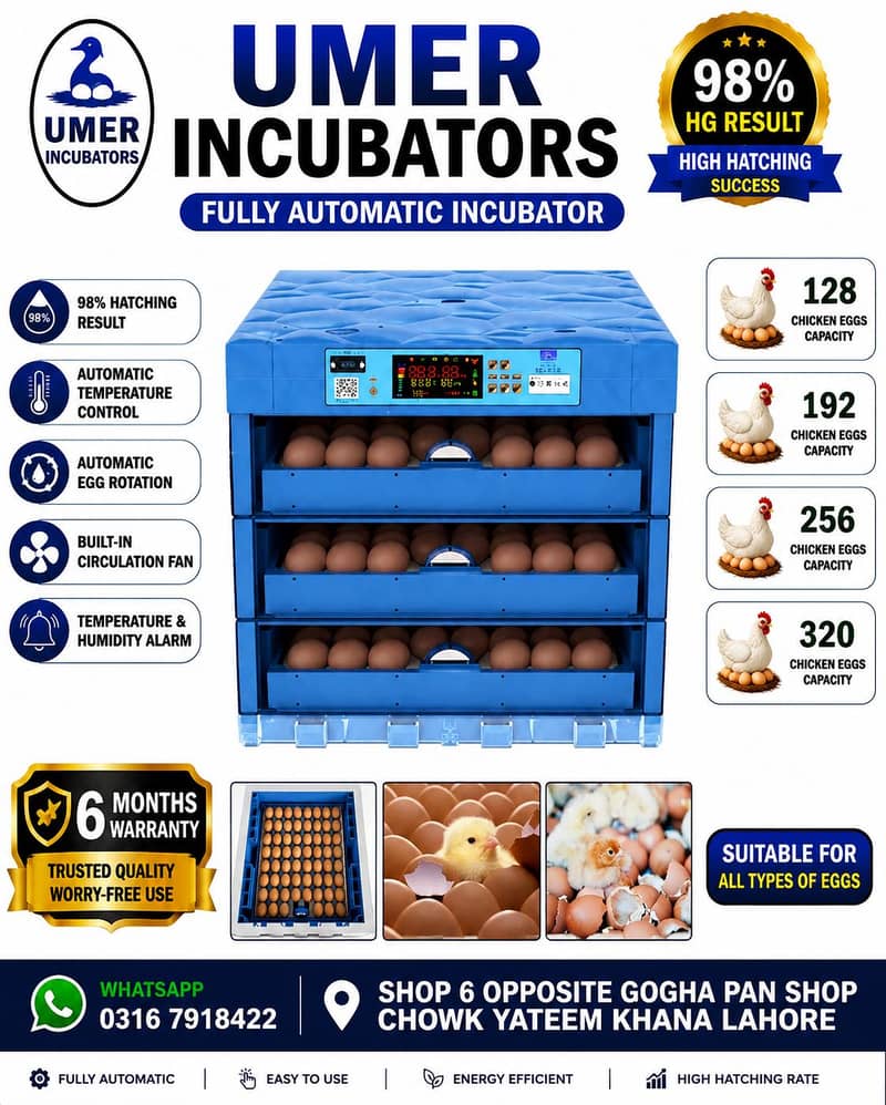 Automatic Egg Incubator | Egg Hatching Machine | Incubator | Brooder 6