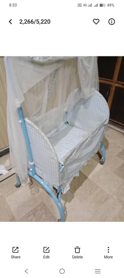 four sale baby cot