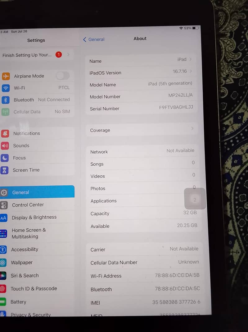 ipad 5th generation 16