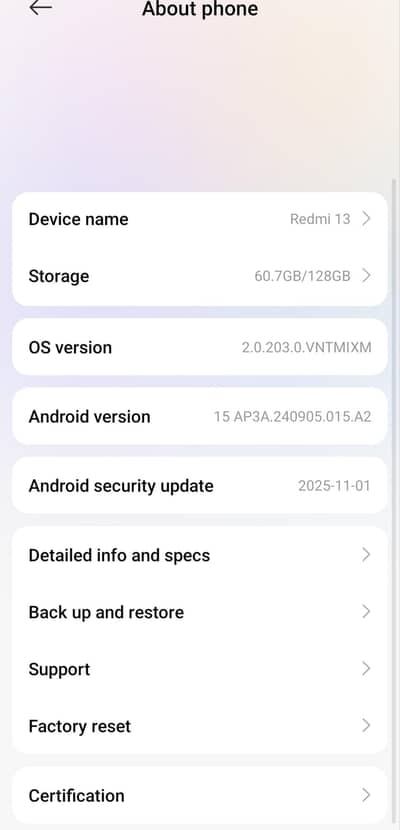 Xiaomi Other Model