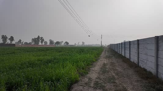 Corner 4 Kanal Plot With 100 Feet Front Near Main Barki Road