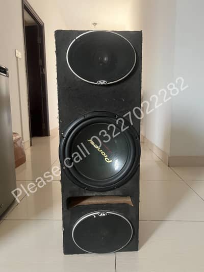 Rockford Fosgate (Speakers) - Pioneer (Sub Woofer) with Basetube