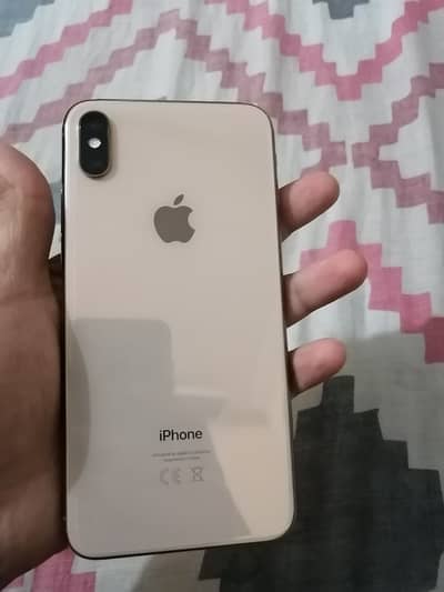 I phone xs max 512gb PTA Aproved golden colour