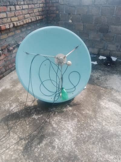 dish available with 2 LNB plus 25 feet cable