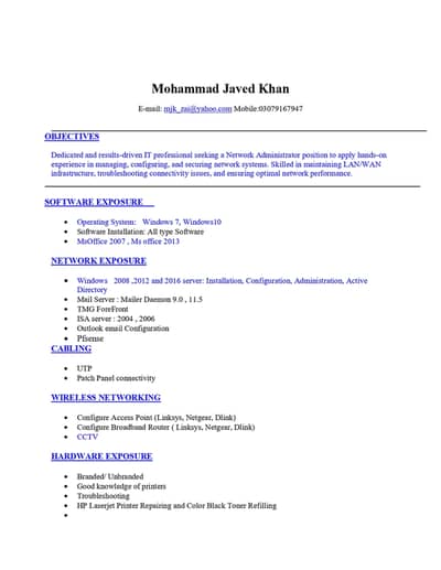 Job seeker