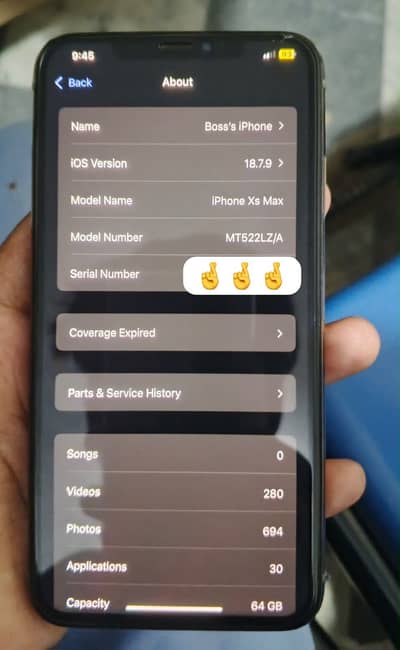 iphone xs max Duel sim official PTA approved