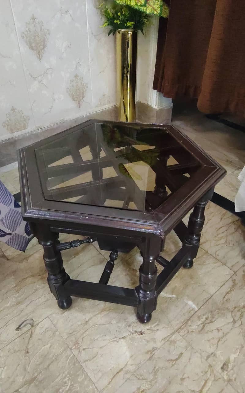 Psir of 2 coffe table set for sale 1