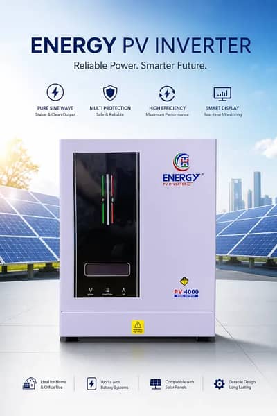 ENERGY Solar PV4000 Inverter 4000VA | Pure Sine Wave Off-Grid Solar In
