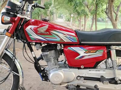 Honda CG 125 2023 Like Brand new  - Hyderabad | 0346-8875925