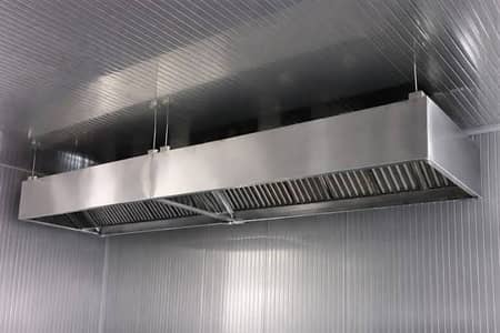 Commercial Kitchen Hood - Industrial Exhaust Fan & Ducting System