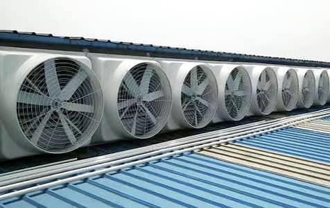 Industrial Ventilation System, Kitchen Chimney, Exhaust Fan Installati
