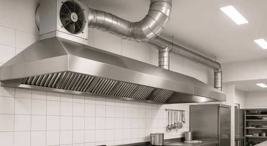Commercial Kitchen Hood | Restaurant Chimney | Industrial Air Duct | E