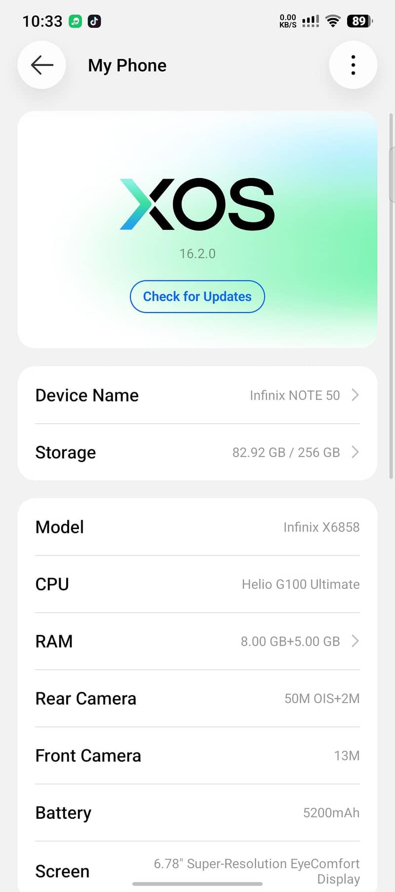 Infinix Note 50 6