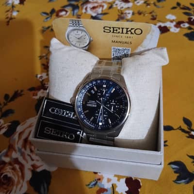 Original Seiko SSB377P1 Chronograph Watch | Brand New | Box & Tag
