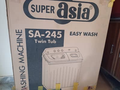 Super Asia (SA-245) Twin Tub. New Box Pack