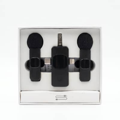 Original K15 Dual Wireless Microphone 2 Mic 3 in 1