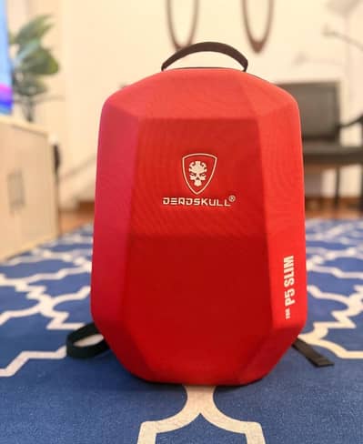 Dead Skull Red Playstation 5 slim bag back