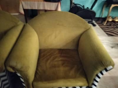 2 one seater sofas for sale.