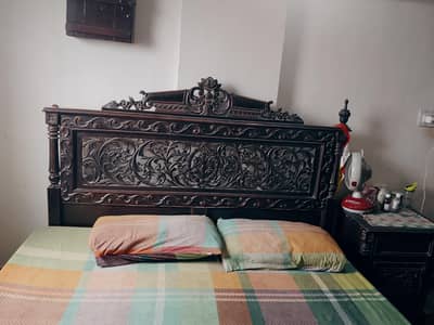 wooden chiniot furniture bedroom set