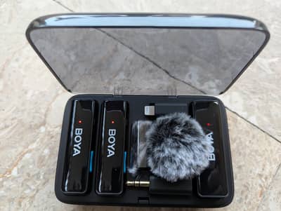 100% Original Boya Wireless Mic (All in one) with Complete Box