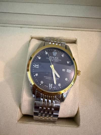 Rolex date just with complete box