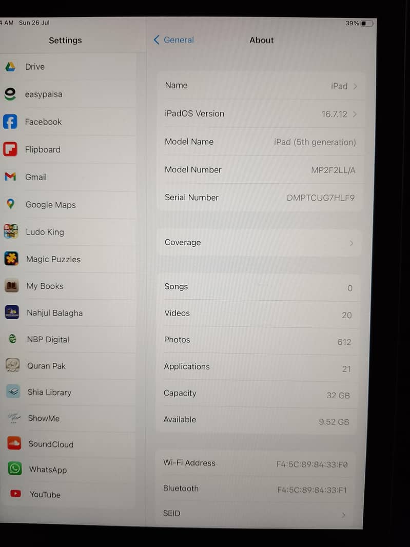 I pad 1