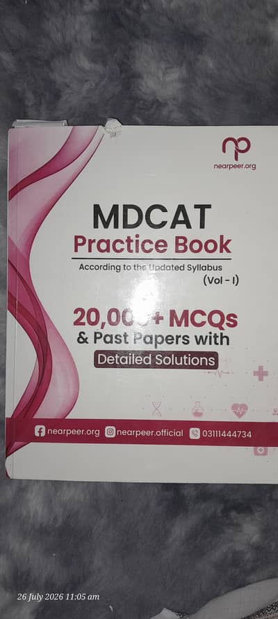 NEARPEER MDCAT BOOK (VOL. 1,. 2]