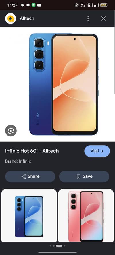 Infinix hot 60i