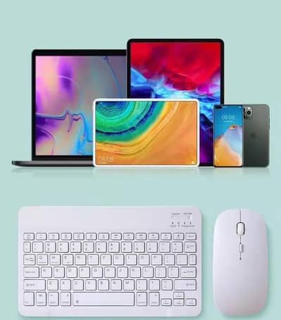 Slim Wireless Bluetooth Keyboard - Multi-Device Compatible