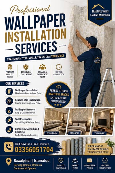 Wallpaper installation service
