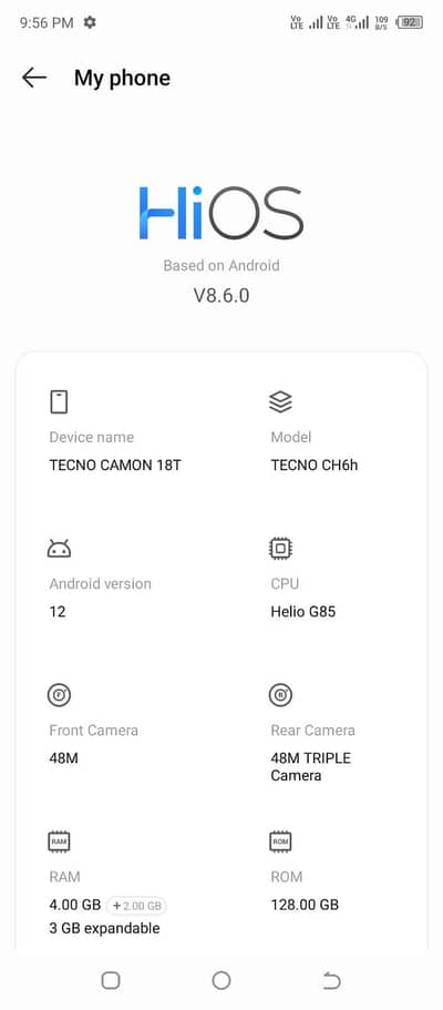 4/128 gb he 03124443305 only WhatsApp