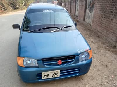 suzuki alto vxr blue colour Lahore number AC working good condition