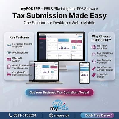 PRA, SRB, FBR POS And Digital Invoicing Services