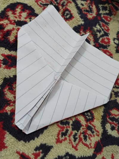 Flying paper plane