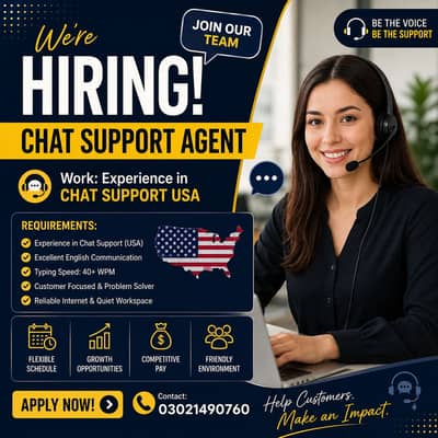 Hiring Chat Support Agent ( Cas. no Gaming Experienced )