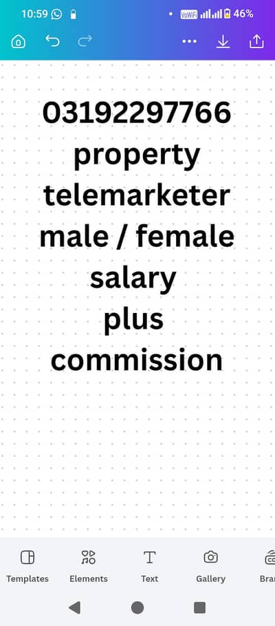 marketplace ad posting. work from home. fix salary plus commission