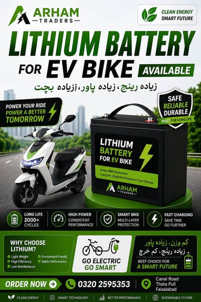 lithium battery/bike battery/evee battery/