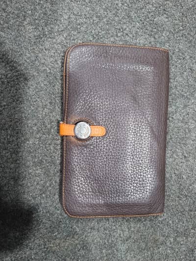 Hermès Paris Leather Long Wallet | Imported | Premium Condition