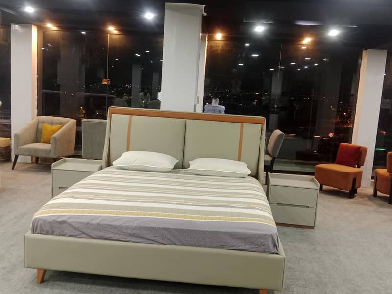 bed with side table 1