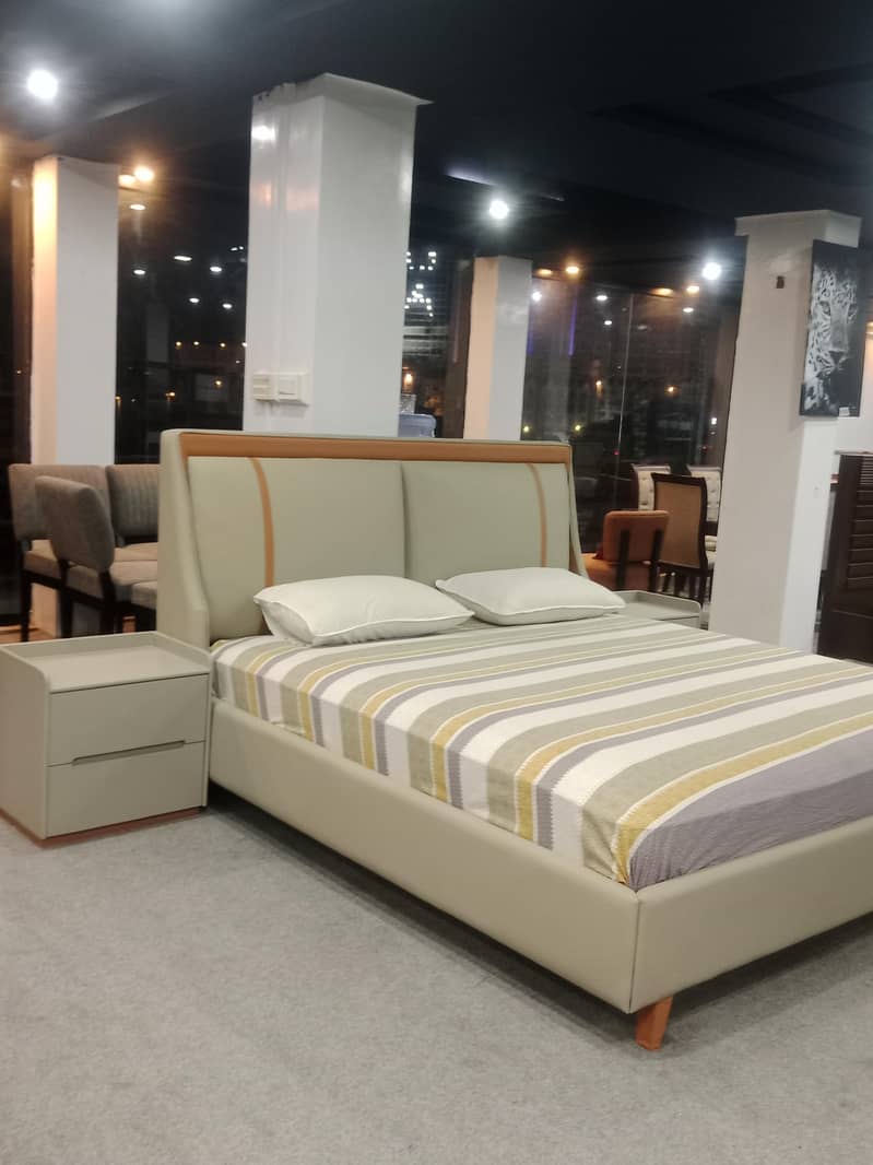 bed with side table 3