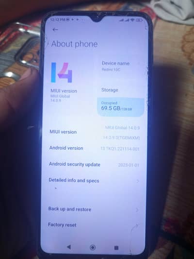 Redmi 10C 4+2/128 ma ha