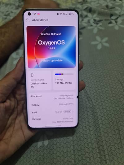 OnePlus 10 Pro Duel sim official pta approved