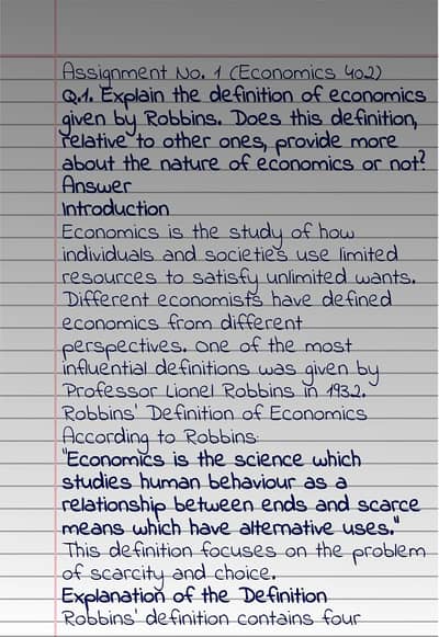 Bachelor's English solved assignment 2026 sample
