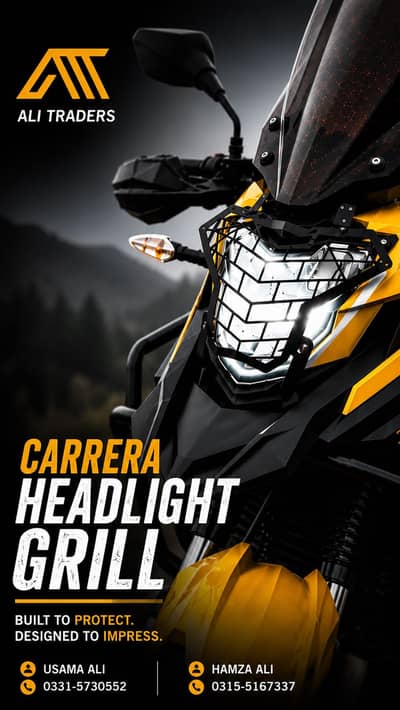 Carrera 250cc bike - headlight grill available