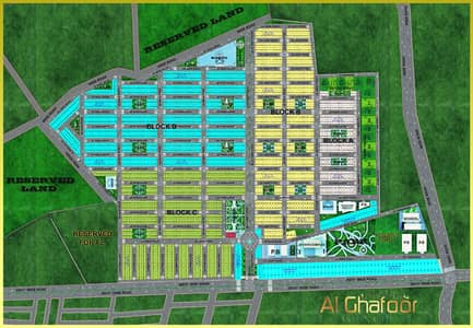 Plot for sale in Alghafoor green city phase 1