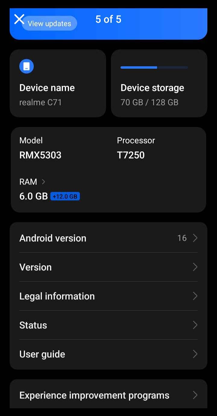 Realme C71 5