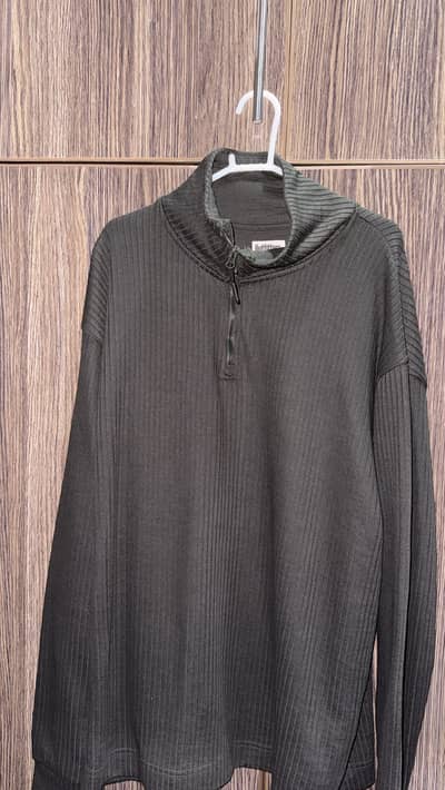 OLIVE SWEATER HIGH NECK