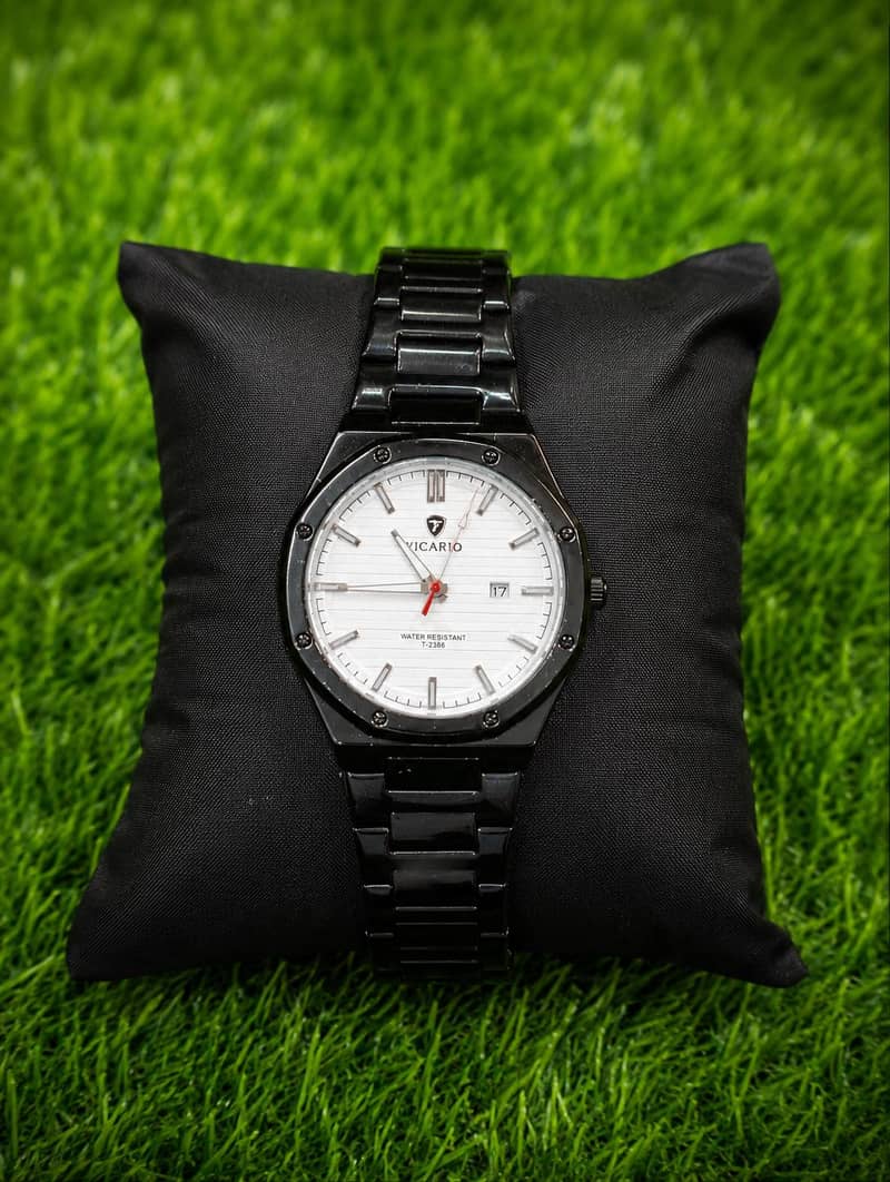 Original TICARIO Black Strap Watch 0