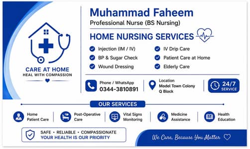 Professional Care Home services