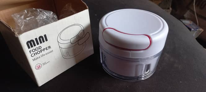 Manual Mini Food Chopper Easy To Use For Kitchen Items